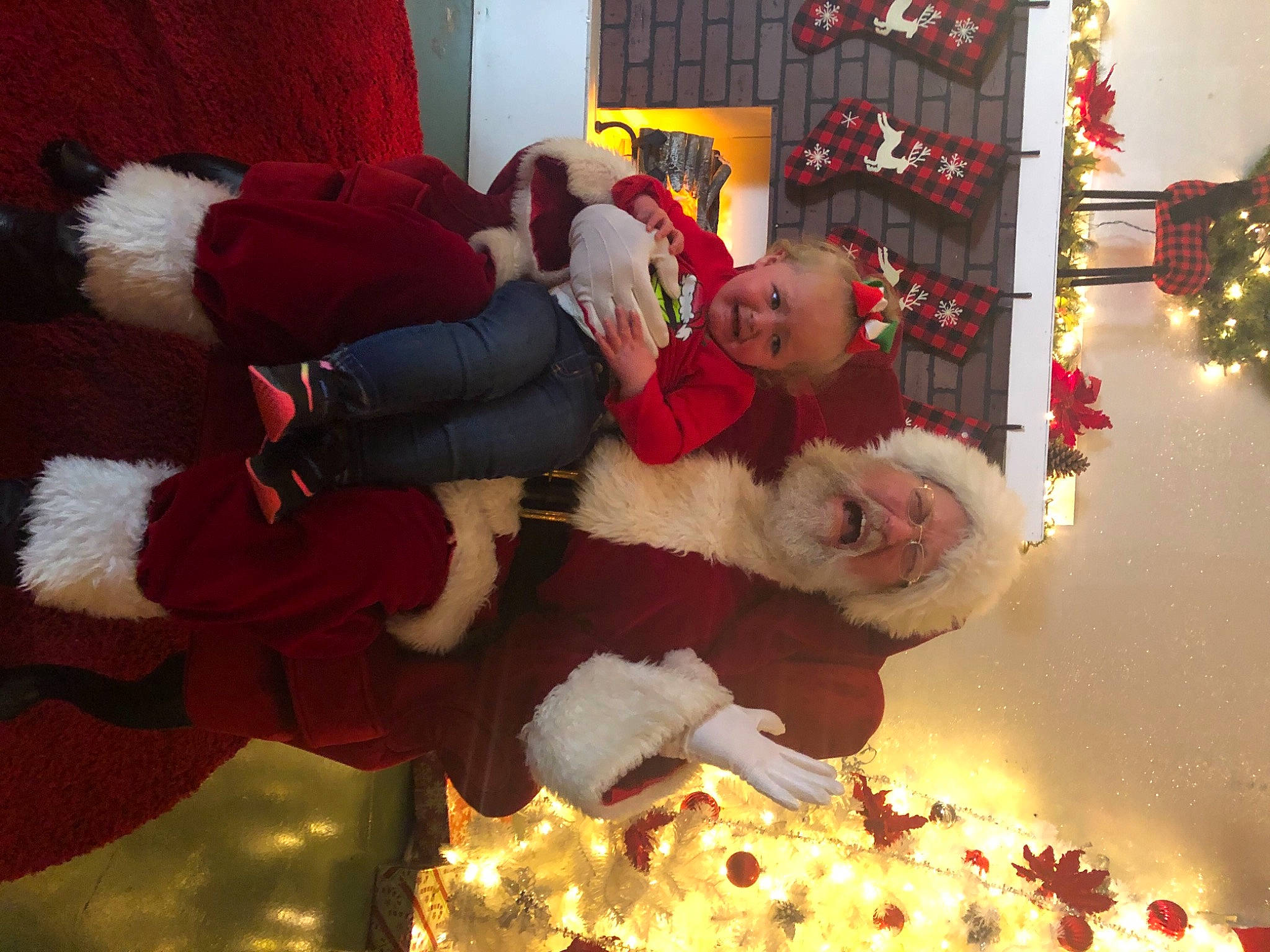 Brooklyn joined the competition — help win amazing prizes! christmas, christmas_decoration, christmas_eve, christmas_ornament, costume, costume_accessory, fictional_character, fur, fur_clothing, headwear, holiday, human, interior_design, natural_material, ornament, person, plush, red, santa_claus, textile