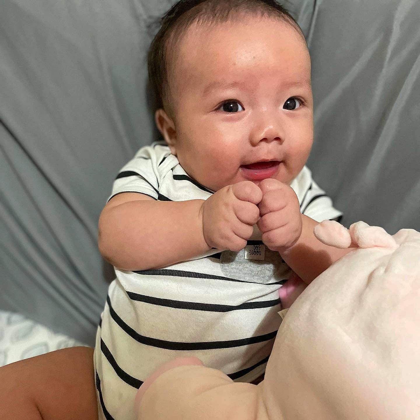 Karter joined the competition — help win amazing prizes! arm, baby, baby_toddler_clothing, cheek, comfort, ear, eyebrow, eyelash, gesture, hand, human_body, iris, joint, lip, mouth, muscle, neck, nose, person, skin