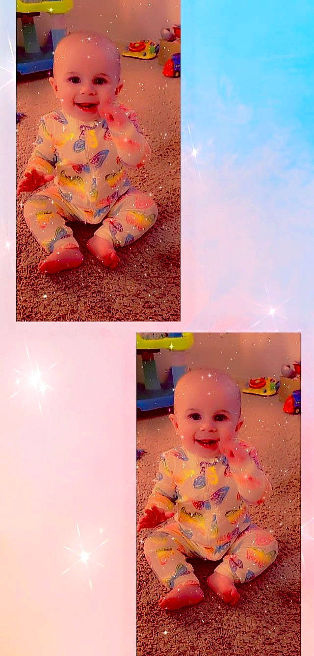 Madelyn is registered to the contest to win money with this photo: adaptation, baby, baby_toddler_clothing, child, cloud, facial_expression, happy, joy, orange, people, people_in_nature, person, photograph, pink, sky, sleeve, smile, textile, toddler, travel