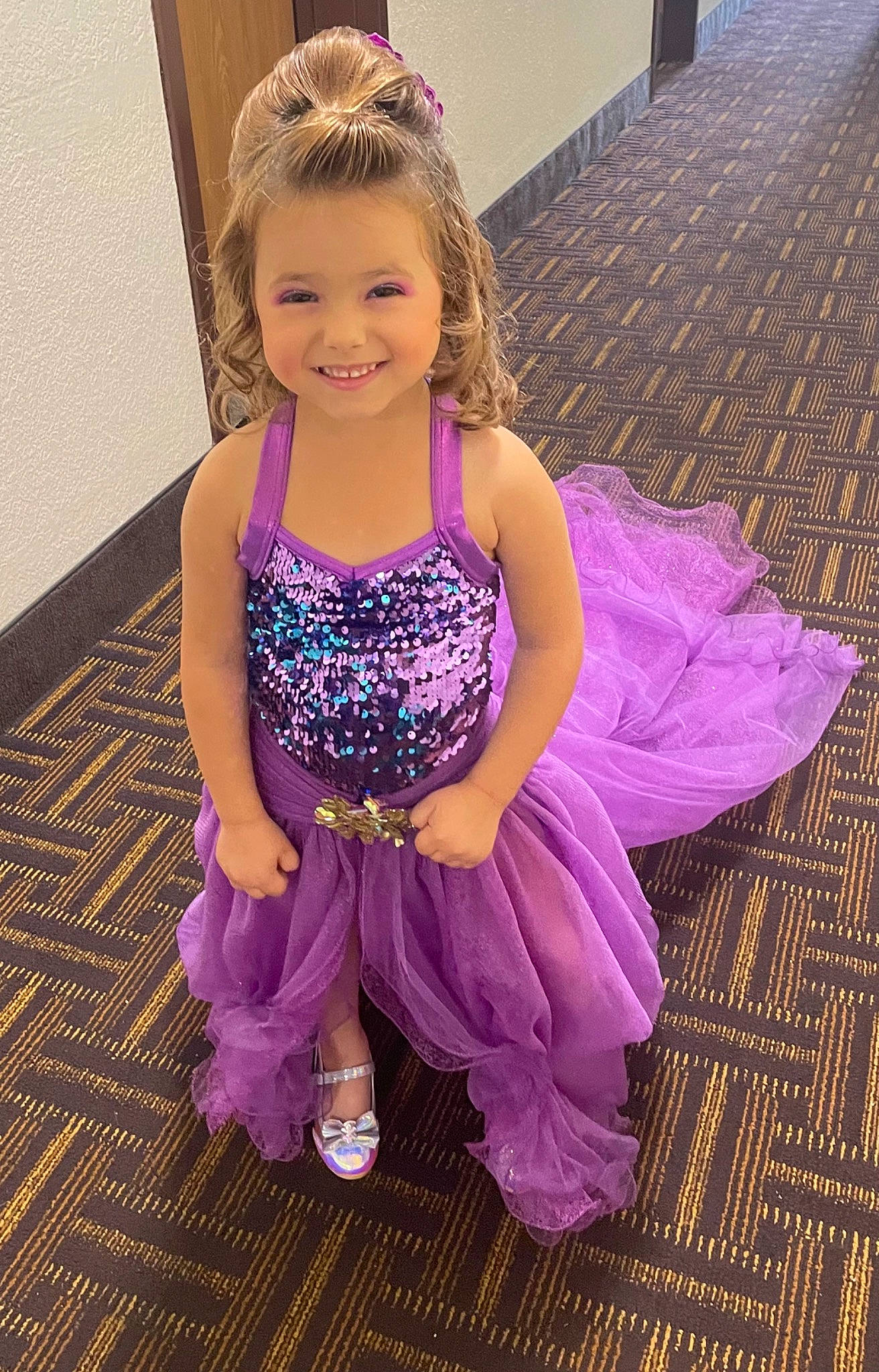 Lindsey is registered to the contest to win money with this photo: baby_toddler_clothing, ballet_tutu, blond, child, dance, electric_blue, entertainment, event, fun, happy, headpiece, joy, magenta, mythical_creature, performing_arts, person, pink, purple, smile, snapshot