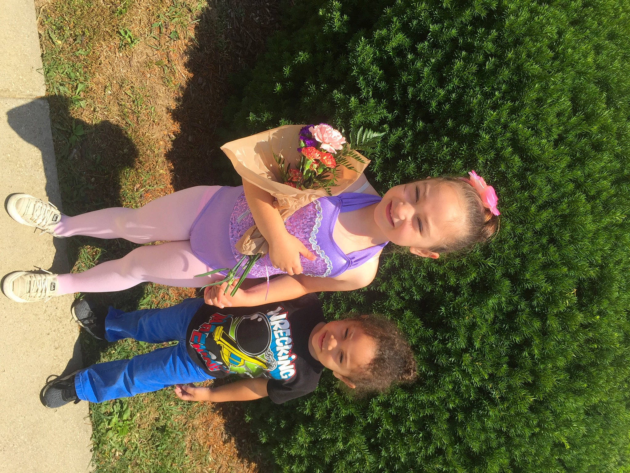 Rosie joined the competition — help win amazing prizes! fun, garden, grass, grass_family, grassland, happy, hat, human_leg, joy, lawn, leisure, people_in_nature, person, plant, recreation, sandal, shrub, smile, thigh, toddler