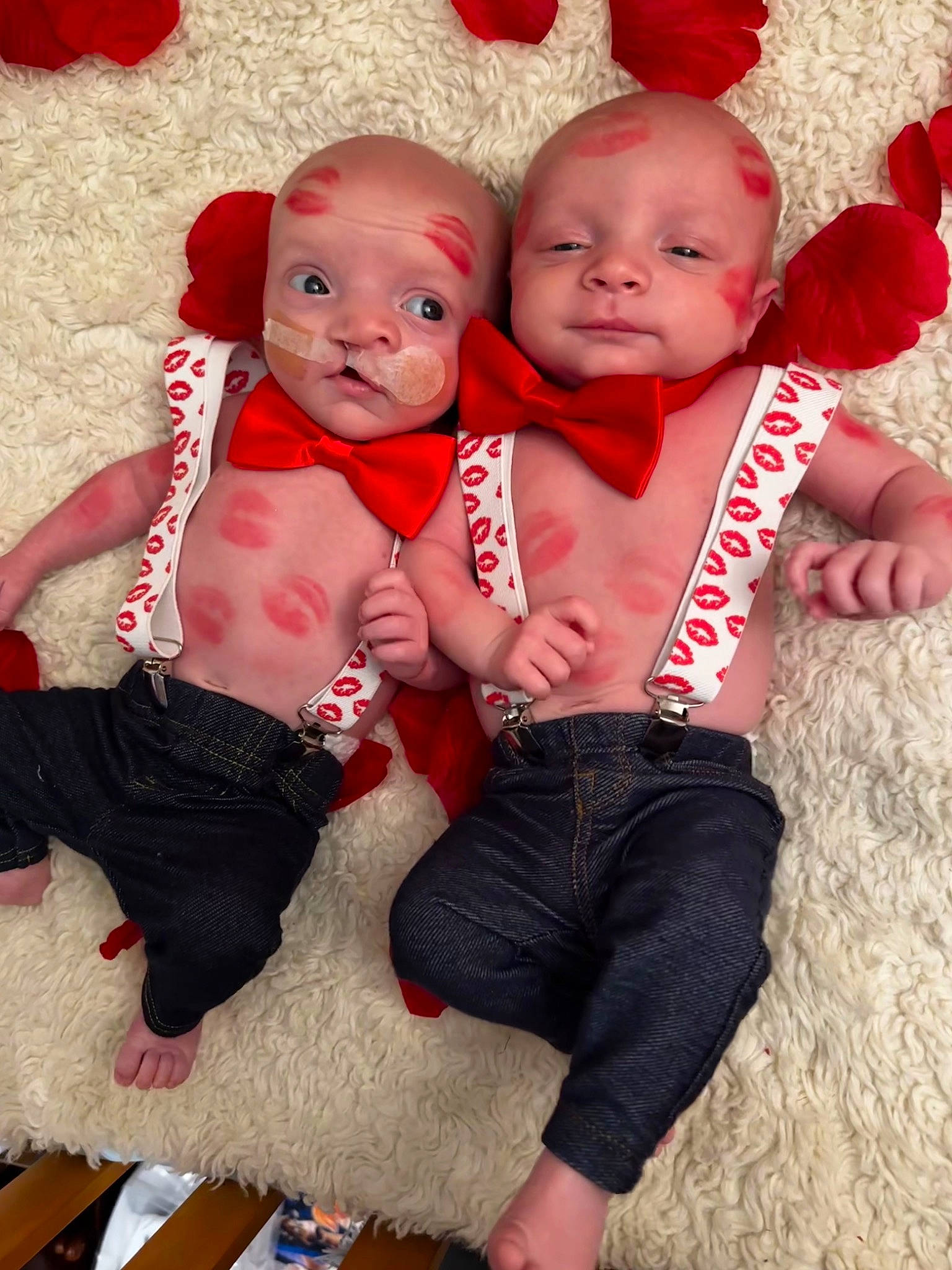 Hendryx And Ryker is registered to the contest to win money with this photo: baby, baby_toddler_clothing, cheek, child, event, eye, face, fun, happy, head, pattern, people, people_in_nature, person, pink, red, skin, standing, textile, toddler