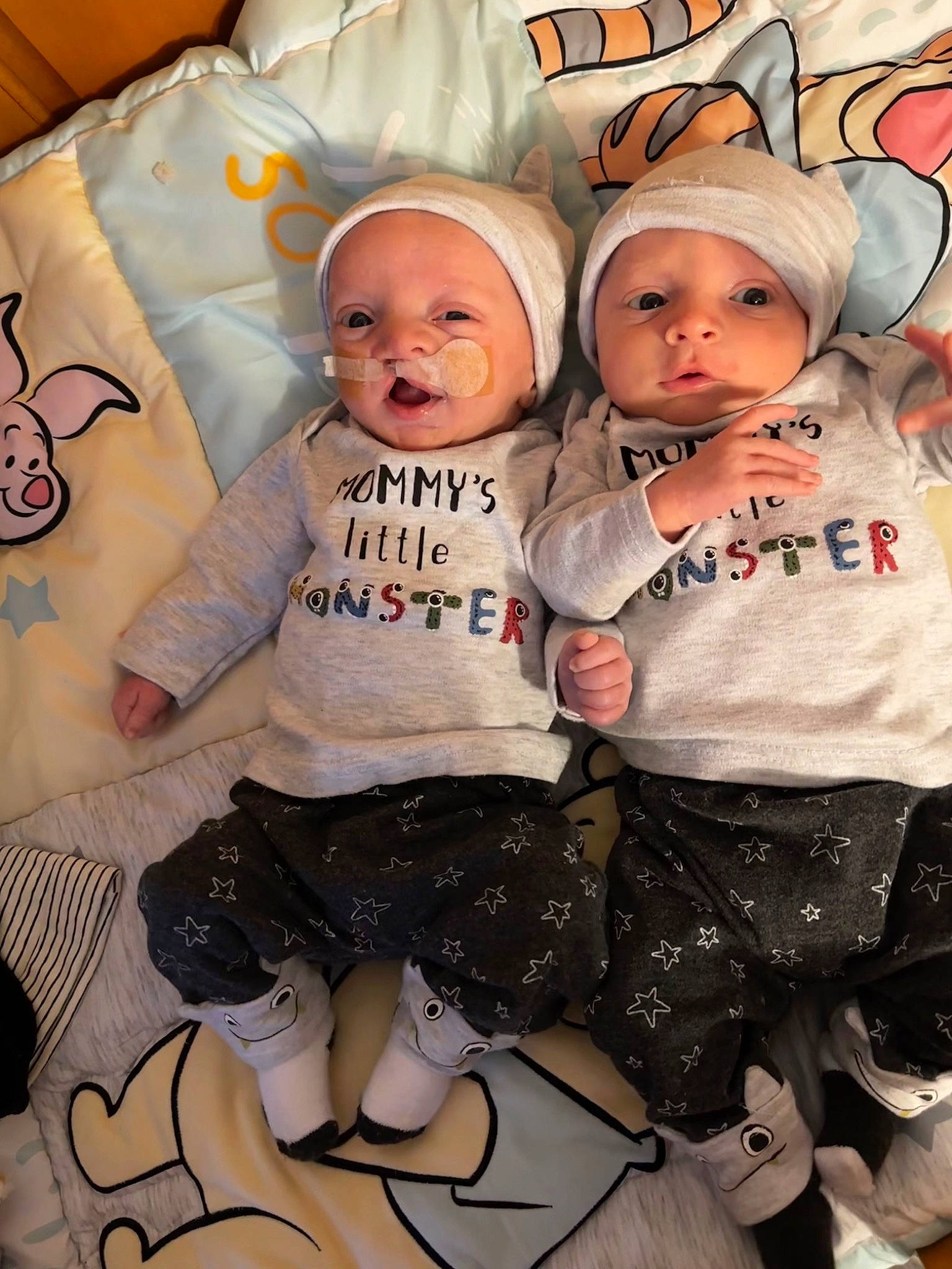 Hendryx And Ryker is registered to the contest to win money with this photo: art, baby, baby_toddler_clothing, cheek, child, cool, event, fashion, font, happy, headwear, pattern, person, pink, room, sleeve, smile, snapshot, t_shirt, textile