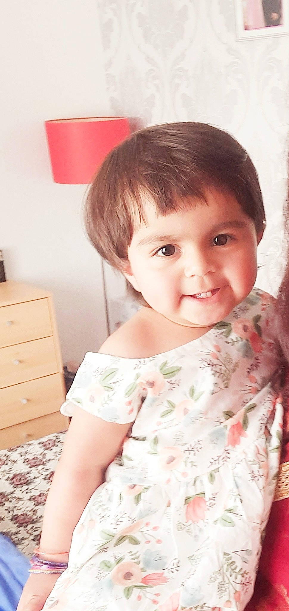 Anaya joined the competition — help win amazing prizes! baby_toddler_clothing, cabinetry, cheek, chest_of_drawers, chin, drawer, eye, eyebrow, face, happy, head, iris, joy, lip, neck, nose, person, pink, skin, sleeve