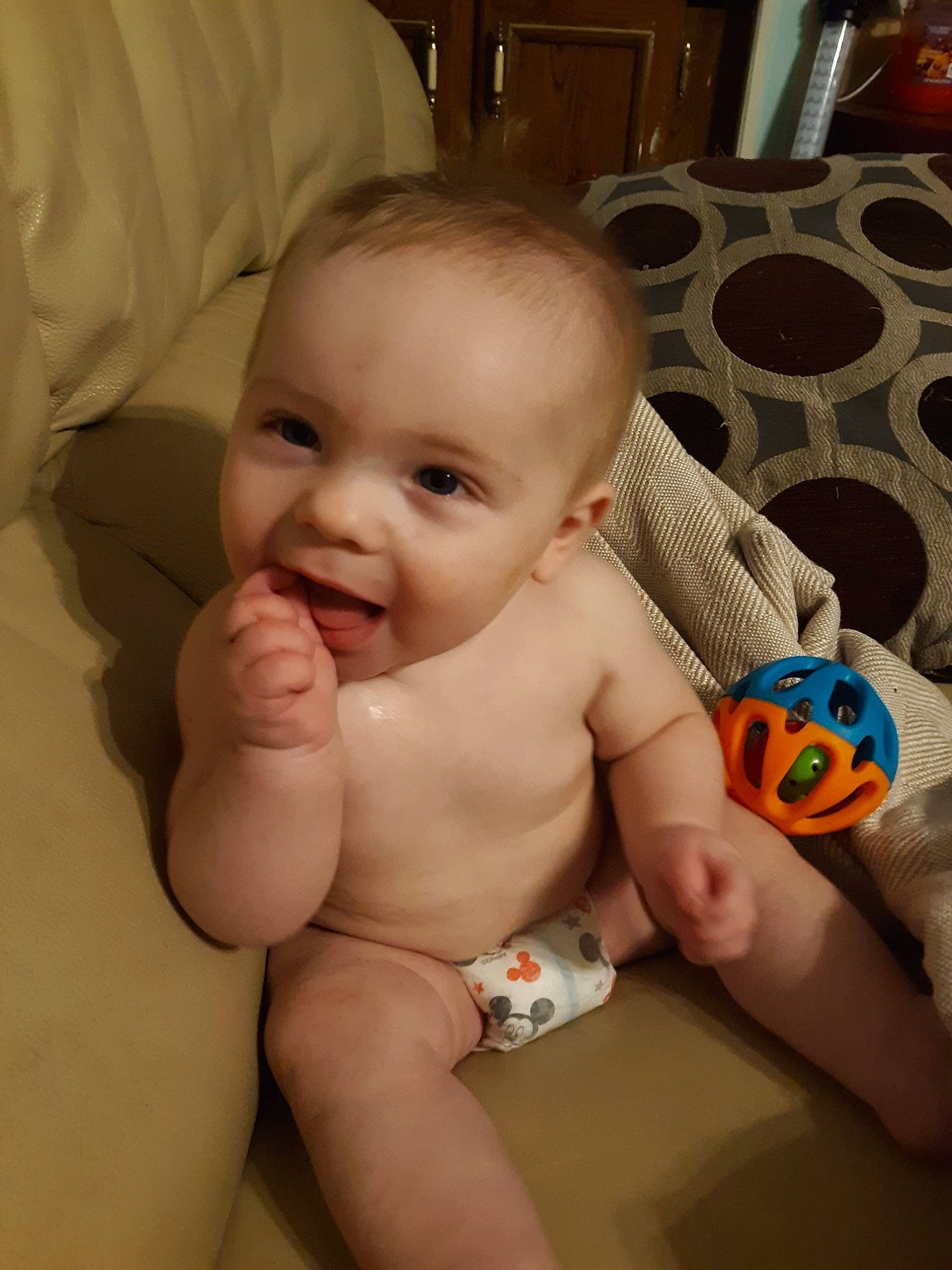 Jon joined the competition — help win amazing prizes! baby, cheek, chest, child, eye, face, finger, head, leg, mouth, muscle, nose, person, sitting, skin, thumb, toddler