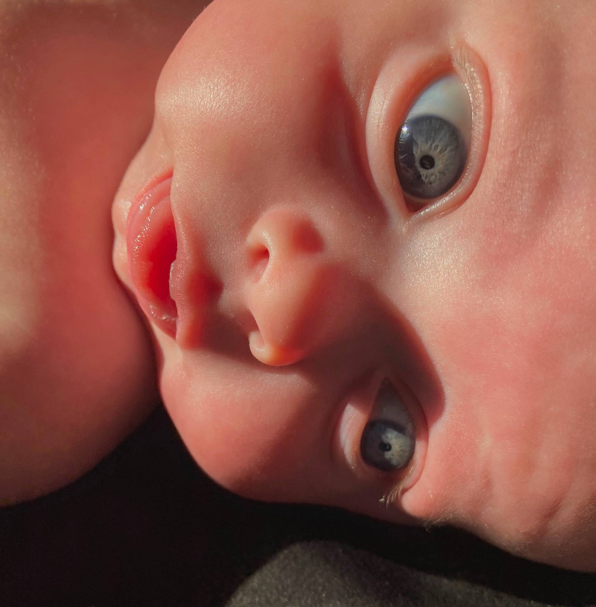 Jordan joined the competition — help win amazing prizes! baby, cheek, child, close_up, eyelash, face, finger, flesh, gesture, head, lip, mouth, nail, no_expression, nose, peach, person, pink, skin, thumb
