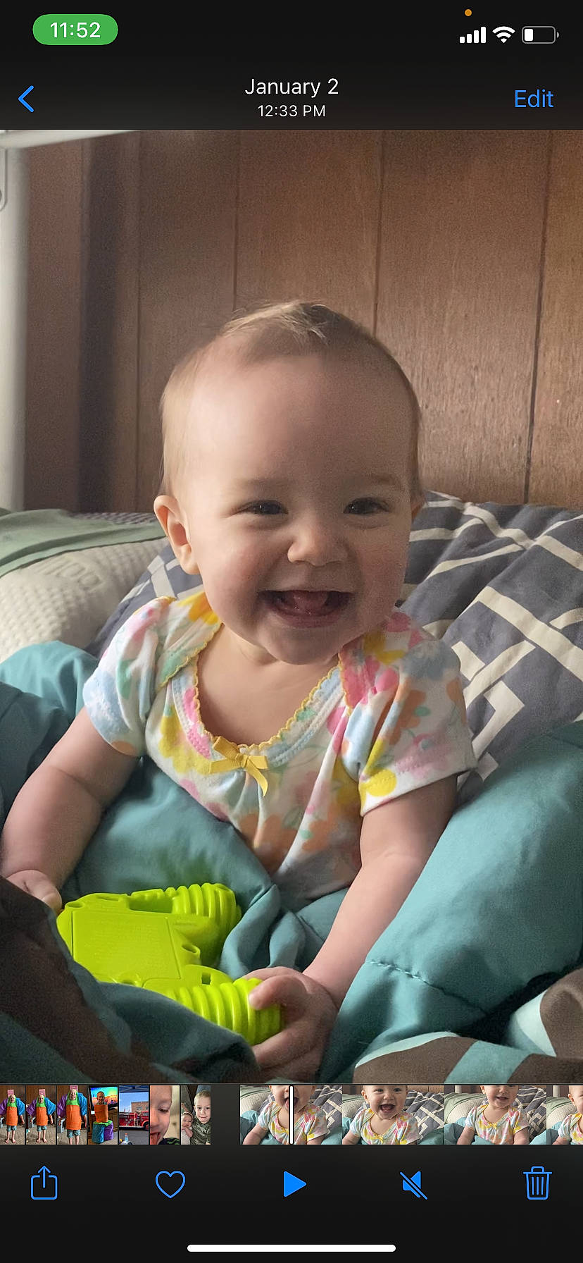 Maelynn joined the competition — help win amazing prizes! arm, baby, baby_toddler_clothing, cheek, child, comfort, eye, finger, flooring, fun, grass, happy, iris, joy, lap, mouth, person, sitting, skin, smile