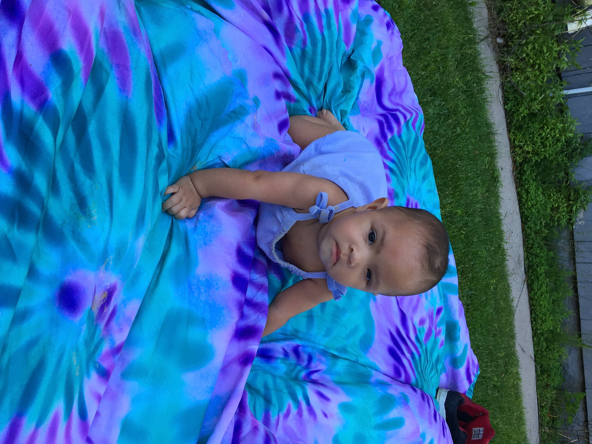 Heaven joined the competition — help win amazing prizes! azure, baby, child, electric_blue, entertainment, event, eye, fun, grass, happy, hat, human_body, magenta, person, pink, plant, purple, toddler, tree, violet