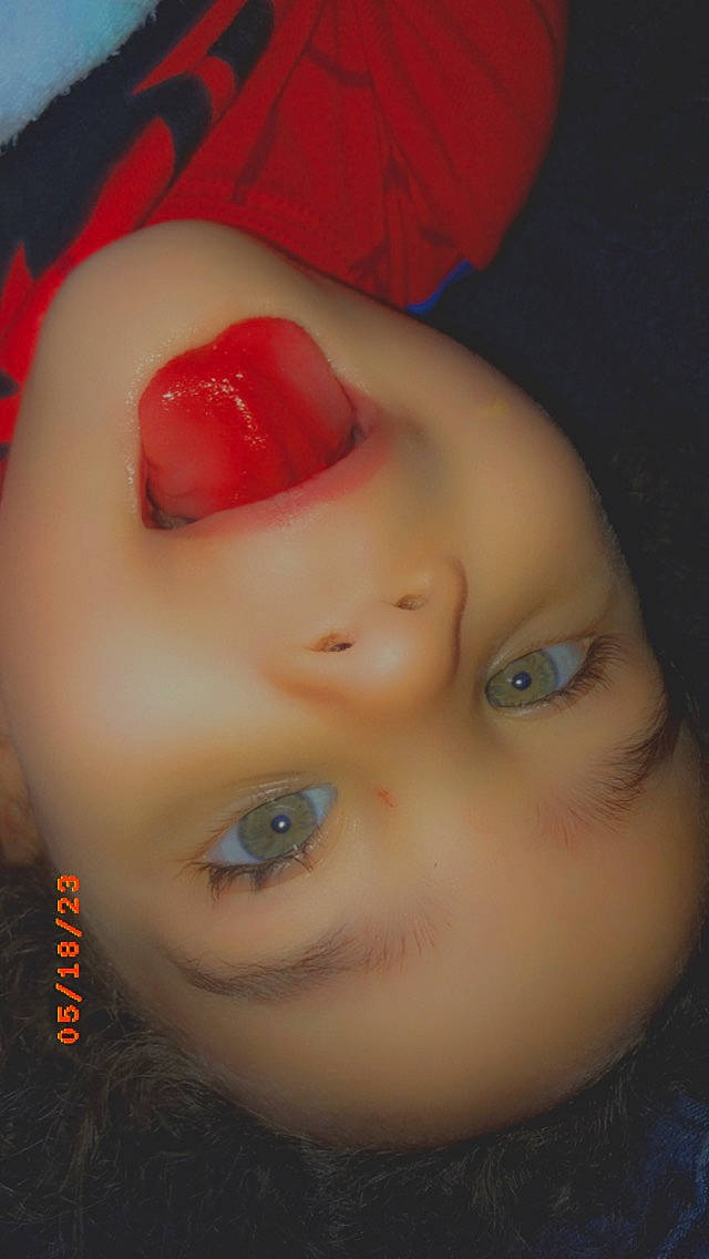 Wren is registered to the contest to win money with this photo: carmine, cheek, chin, close_up, doll, eye, eye_liner, eyebrow, eyelash, forehead, head, jaw, lip, lipstick, material_property, mouth, neck, nose, peach, person