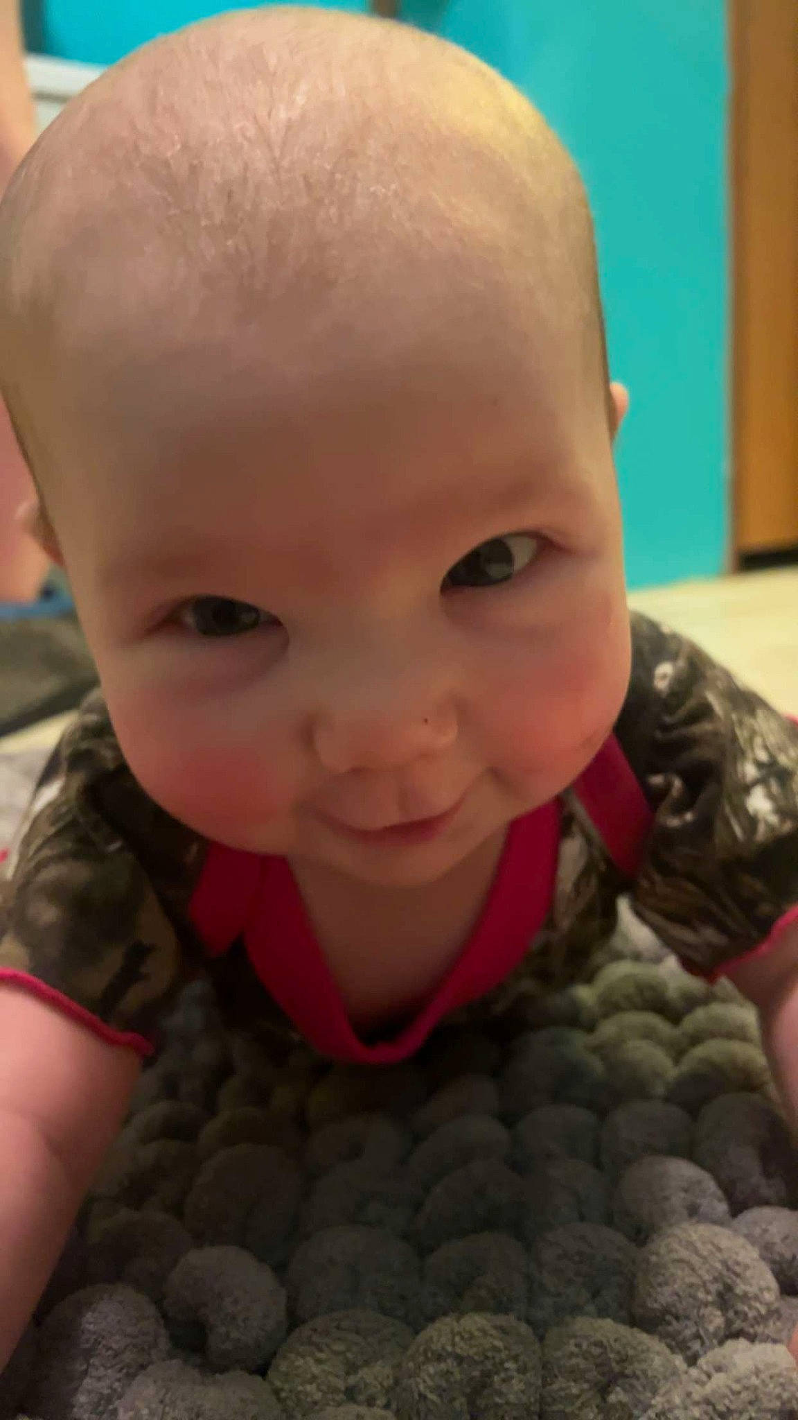 Wrenley joined the competition — help win amazing prizes! arm, baby, baby_toddler_clothing, cheek, eye, eyebrow, facial_expression, finger, hand, happy, iris, leg, lip, mammal, mouth, nose, organ, person, skin, smile