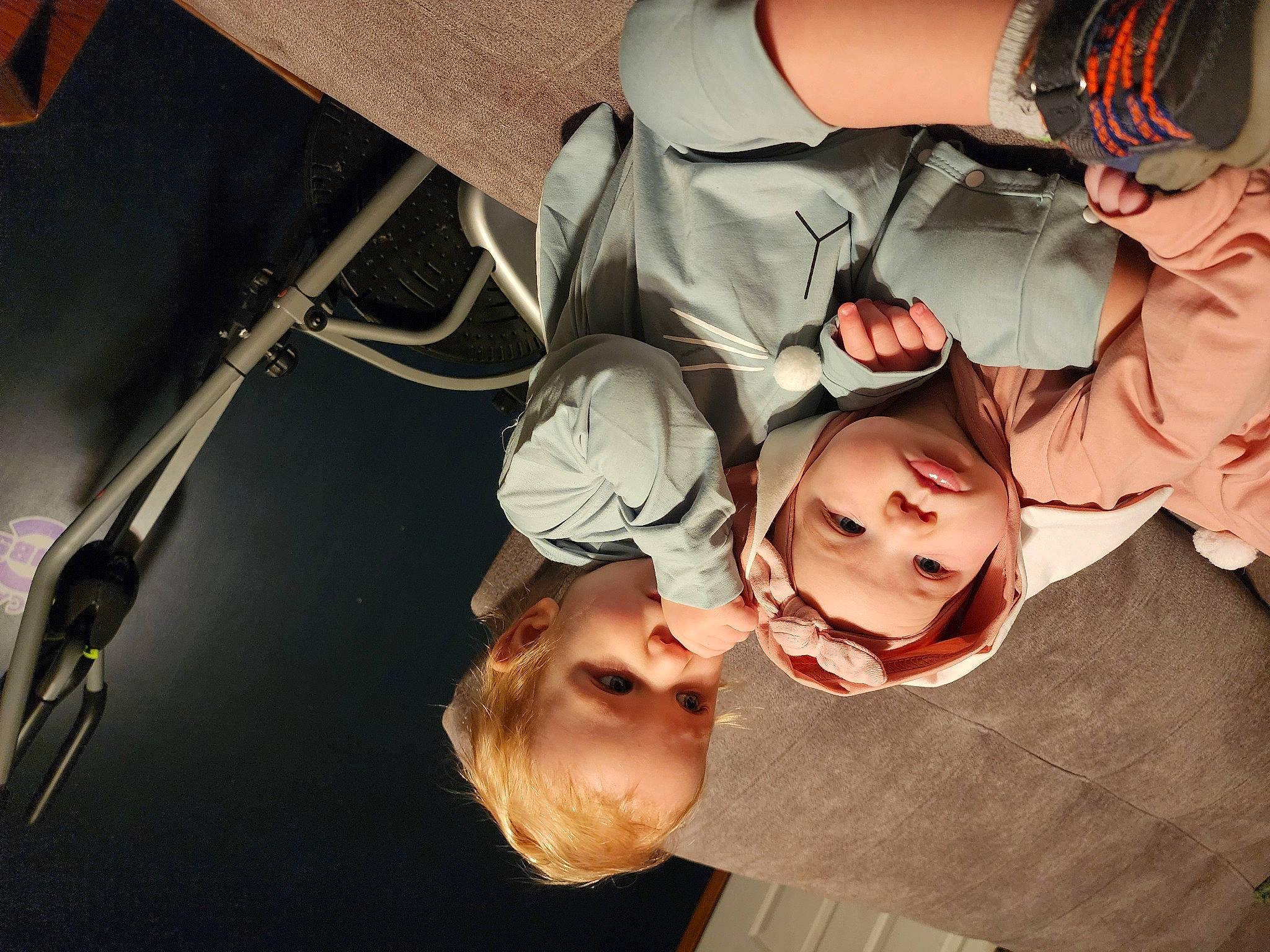 Wrenley joined the competition — help win amazing prizes! baby, child, event, eyewear, finger, fun, gesture, happy, headwear, leisure, mouth, nail, person, personal_protective_equipment, room, service, smile, sports_gear, toddler