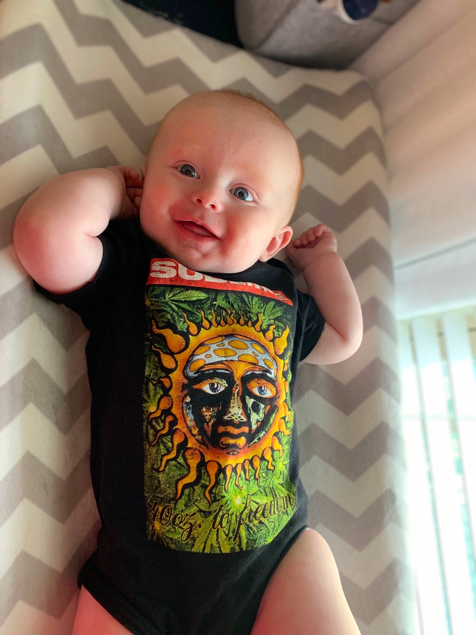 Calum joined the competition — help win amazing prizes! arm, baby, baby_products, baby_toddler_clothing, child, cool, finger, head, joint, leg, mouth, person, product, sleeve, t_shirt, thigh, toddler