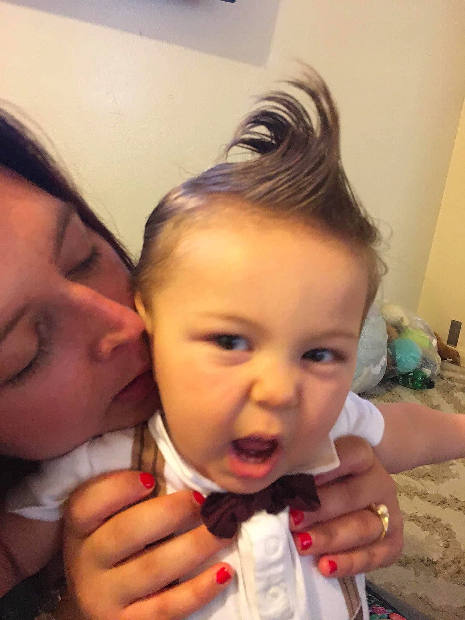 Isaiah is registered to the contest to win money with this photo: baby, cheek, child, chin, ear, event, eyelash, finger, forehead, fun, gesture, happy, iris, jaw, lip, mouth, neck, nose, person, skin