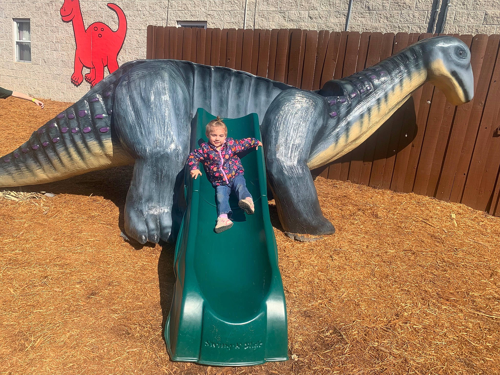 Azaria joined the competition — help win amazing prizes! art, carmine, chute, city, costume, fictional_character, fun, grass, leisure, mammal, metal, outdoor_play_equipment, pattern, person, playground, sculpture, soil, statue, vertebrate, visual_arts