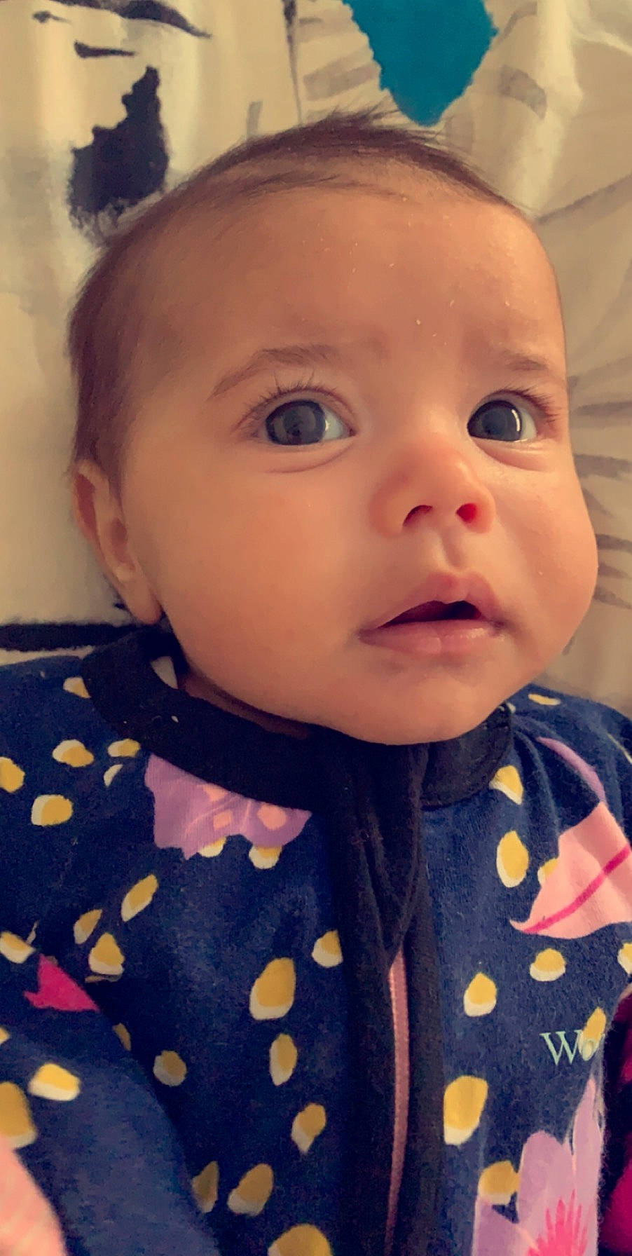 Kaliah is registered to the contest to win money with this photo: baby, cheek, child, chin, close_up, ear, eye, eyebrow, face, forehead, head, iris, lip, nose, pattern, person, skin, toddler