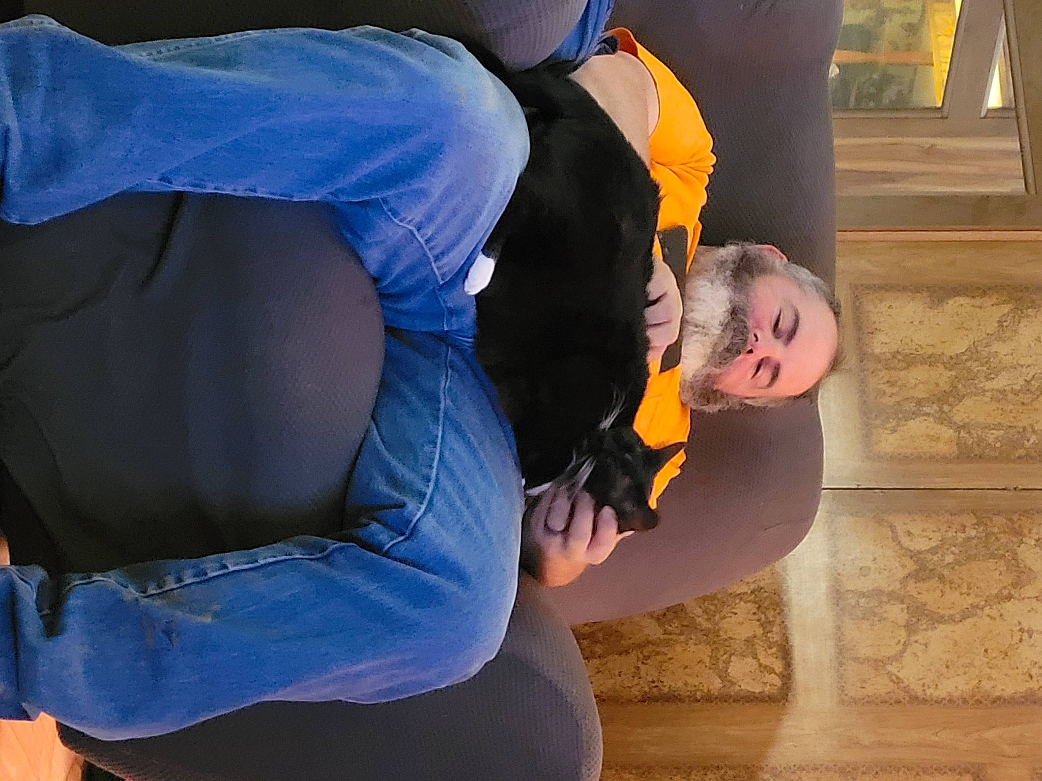 Felix The Cat joined the competition — help win amazing prizes! abdomen, denim, elbow, electric_blue, event, fun, human_leg, knee, orange, performance, performing_arts, recreation, sitting, sportswear, thigh