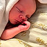 newborn, baby, sleeping, blanket, soft, face, hand, peaceful, rest, infant, closeup, skin, cute, cozy, portrait, bed, toddler, child, calm, warm