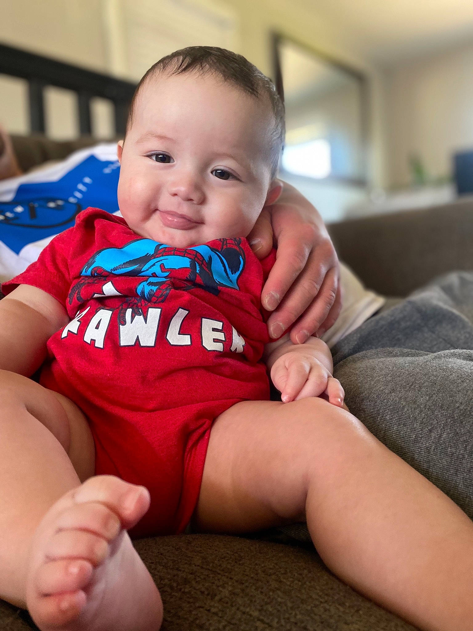 Carlos joined the competition — help win amazing prizes! baby_toddler_clothing, cheek, chin, comfort, eye, finger, hand, happy, head, human_body, iris, joint, leg, mouth, neck, person, shoulder, skin, sleeve, smile