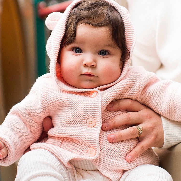 Aisha joined the competition — help win amazing prizes! baby, beauty, cheek, child, ear, person, sitting, skin, smile, toddler