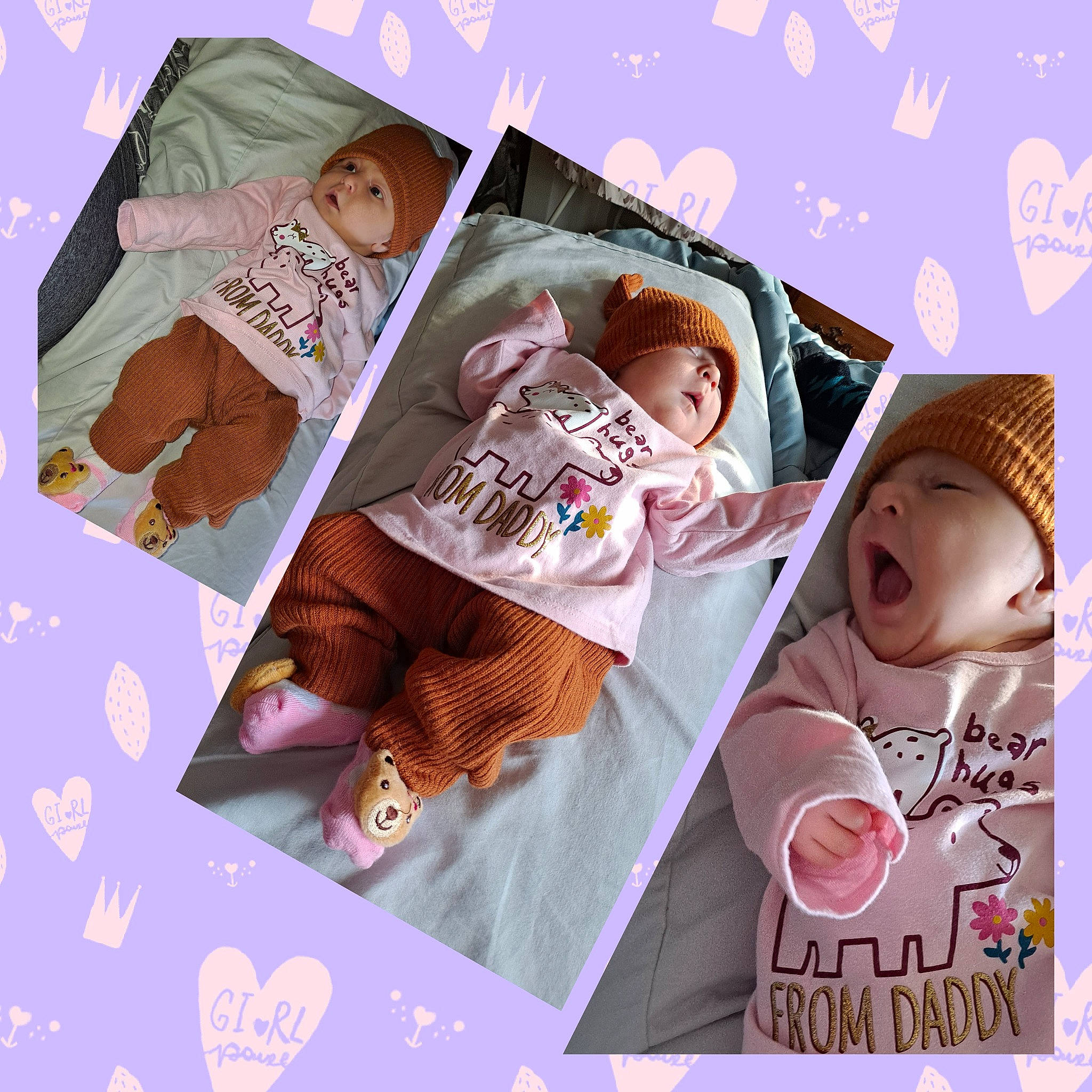 Raynell joined the competition — help win amazing prizes! art, baby, brown, child, circle, creative_arts, eyelash, font, headwear, linens, magenta, material_property, paper, paper_product, pattern, peach, person, pink, product, publication