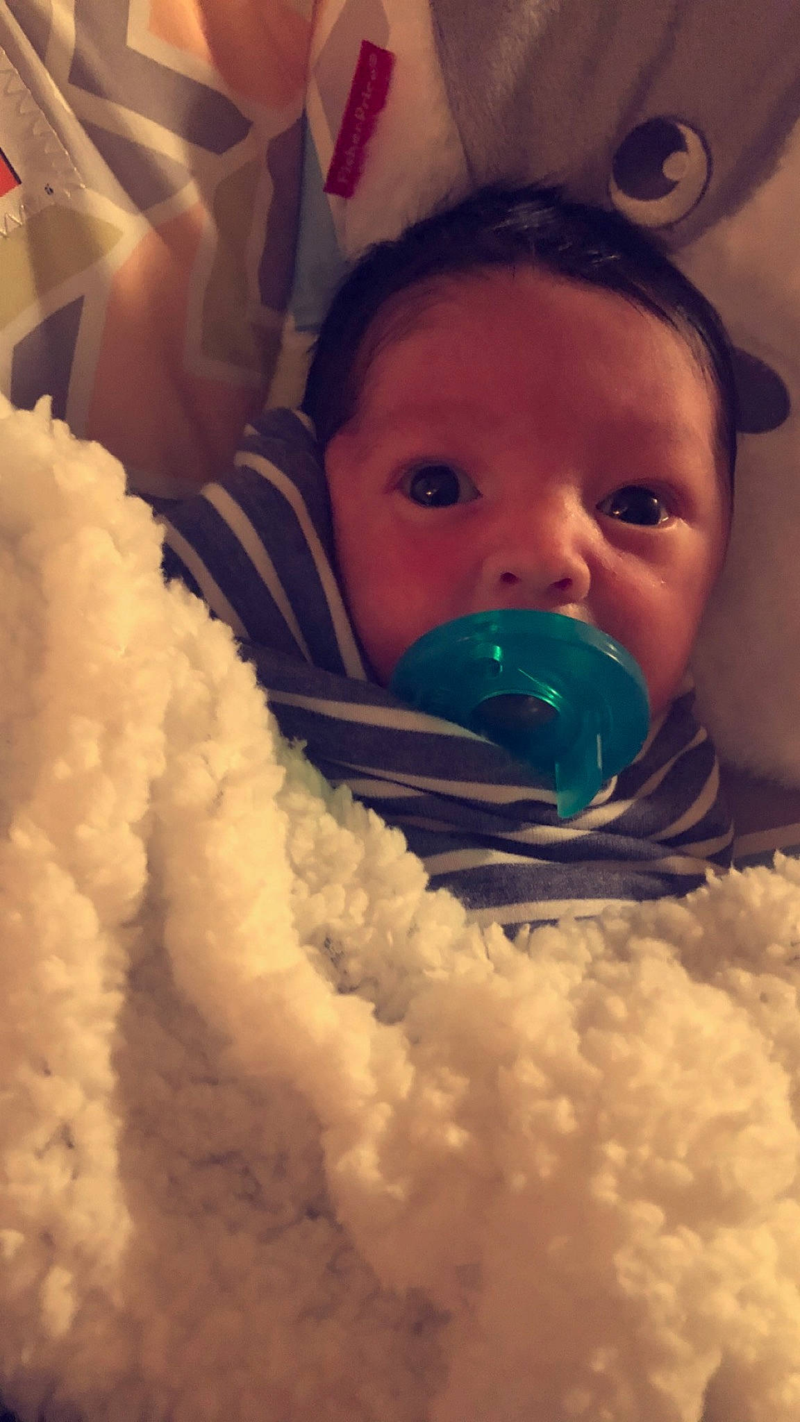 Kye is registered to the contest to win money with this photo: baby, child, cloud, eye, fun, head, meteorological_phenomenon, nose, person, smile, toddler