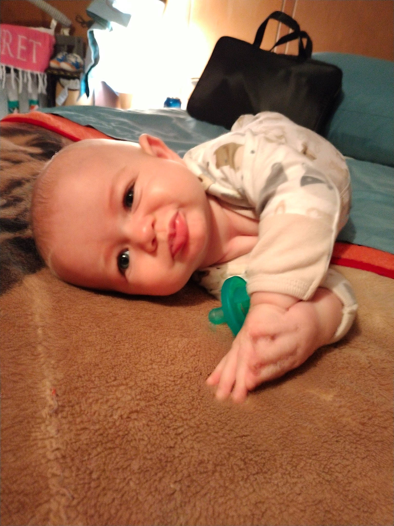 Asher joined the competition — help win amazing prizes! baby, baby_toddler_clothing, cheek, child, comfort, floor, flooring, fun, fur, grass, hardwood, linens, nose, person, room, sitting, skin, smile, toddler, wood