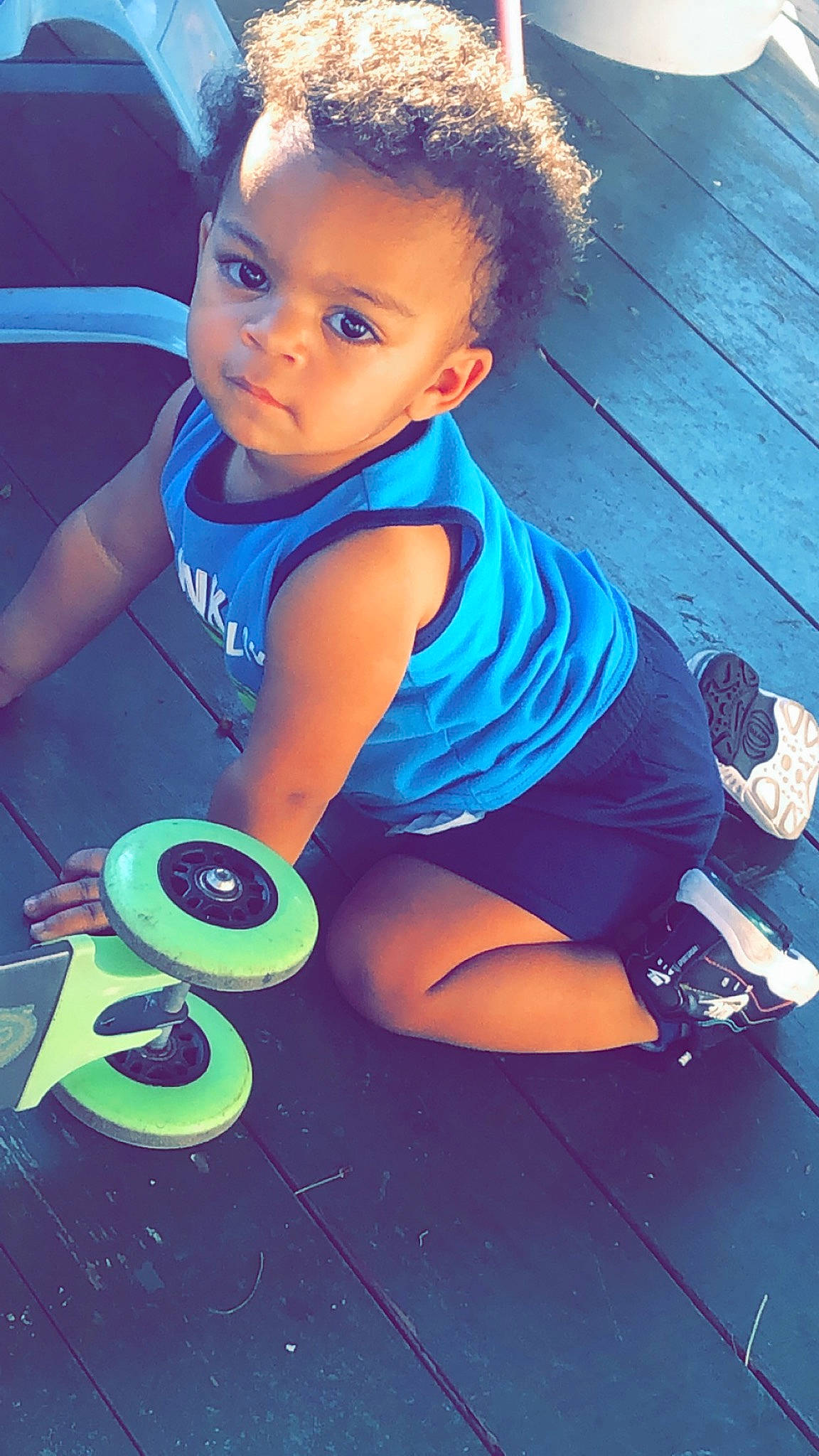 Judson joined the competition — help win amazing prizes! black_hair, child, child_model, cool, fun, hair, hairstyle, person, play, smile, toddler, wheel