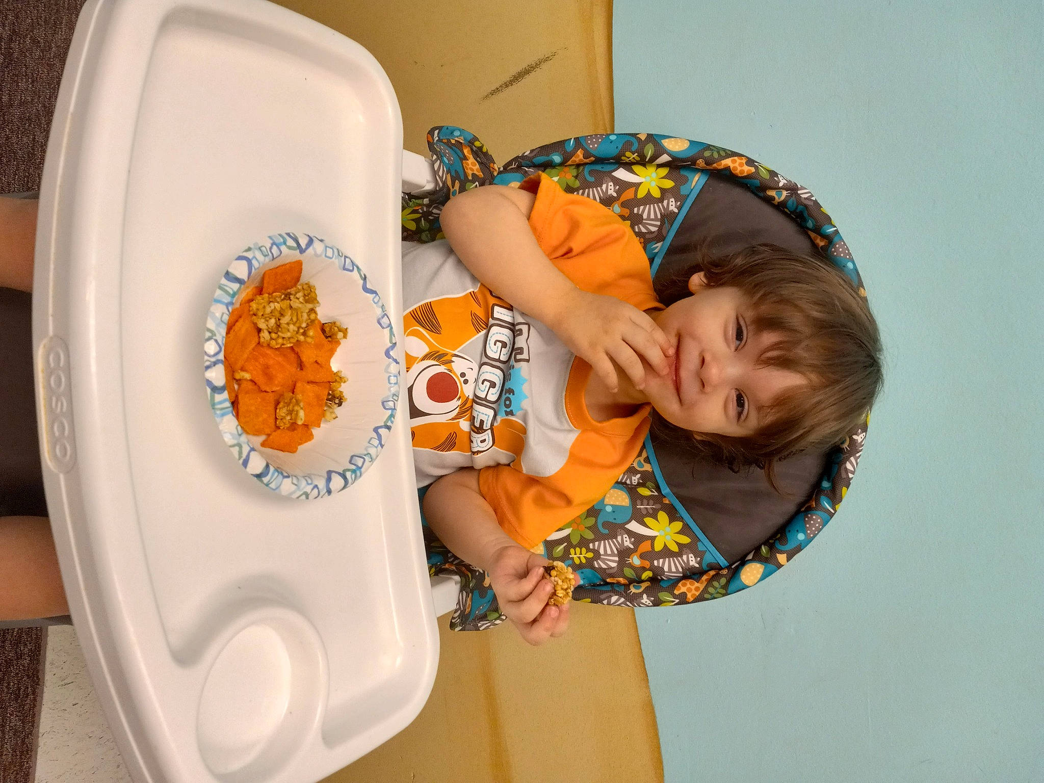 David joined the competition — help win amazing prizes! baby_toddler_clothing, chair, child, circle, comfort, dishware, drinkware, fun, happy, joy, major_appliance, pattern, person, room, serveware, sleeve, small_appliance, t_shirt, tableware, toddler