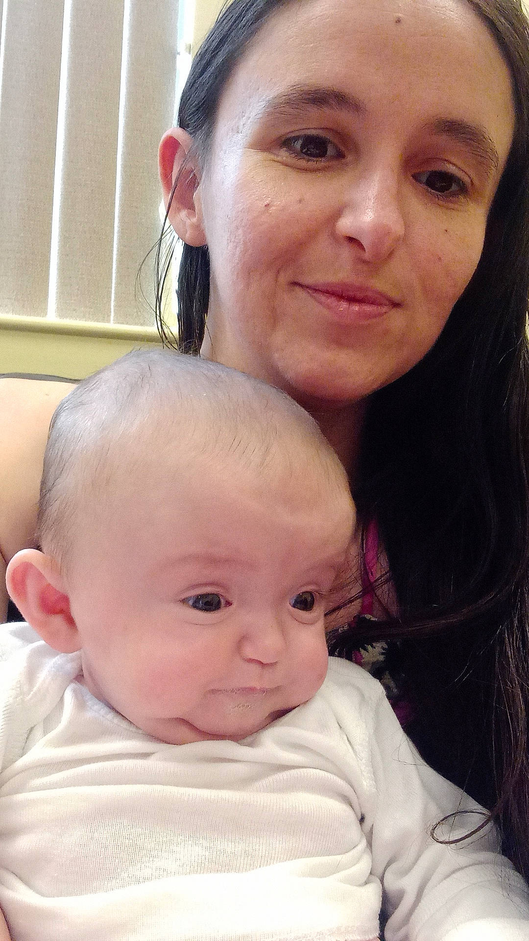 Alea is registered to the contest to win money with this photo: baby, cheek, chin, ear, eye, eyebrow, eyelash, face, facial_expression, forehead, gesture, hairstyle, happy, human, iris, joy, lip, mouth, nose, organ