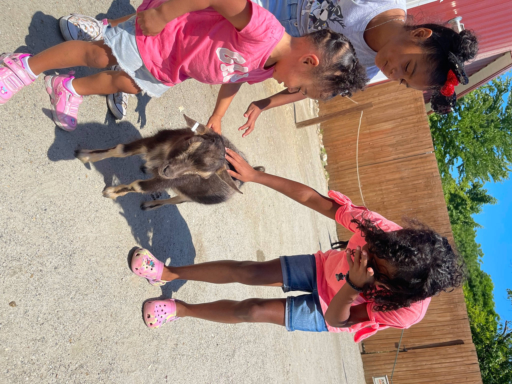 Naomi joined the competition — help win amazing prizes! child, clothing, event, fun, happy, hat, leisure, people, person, pink, recreation, red, shorts, sky, sneakers, summer, t_shirt, tree, vertebrate, walking_shoe