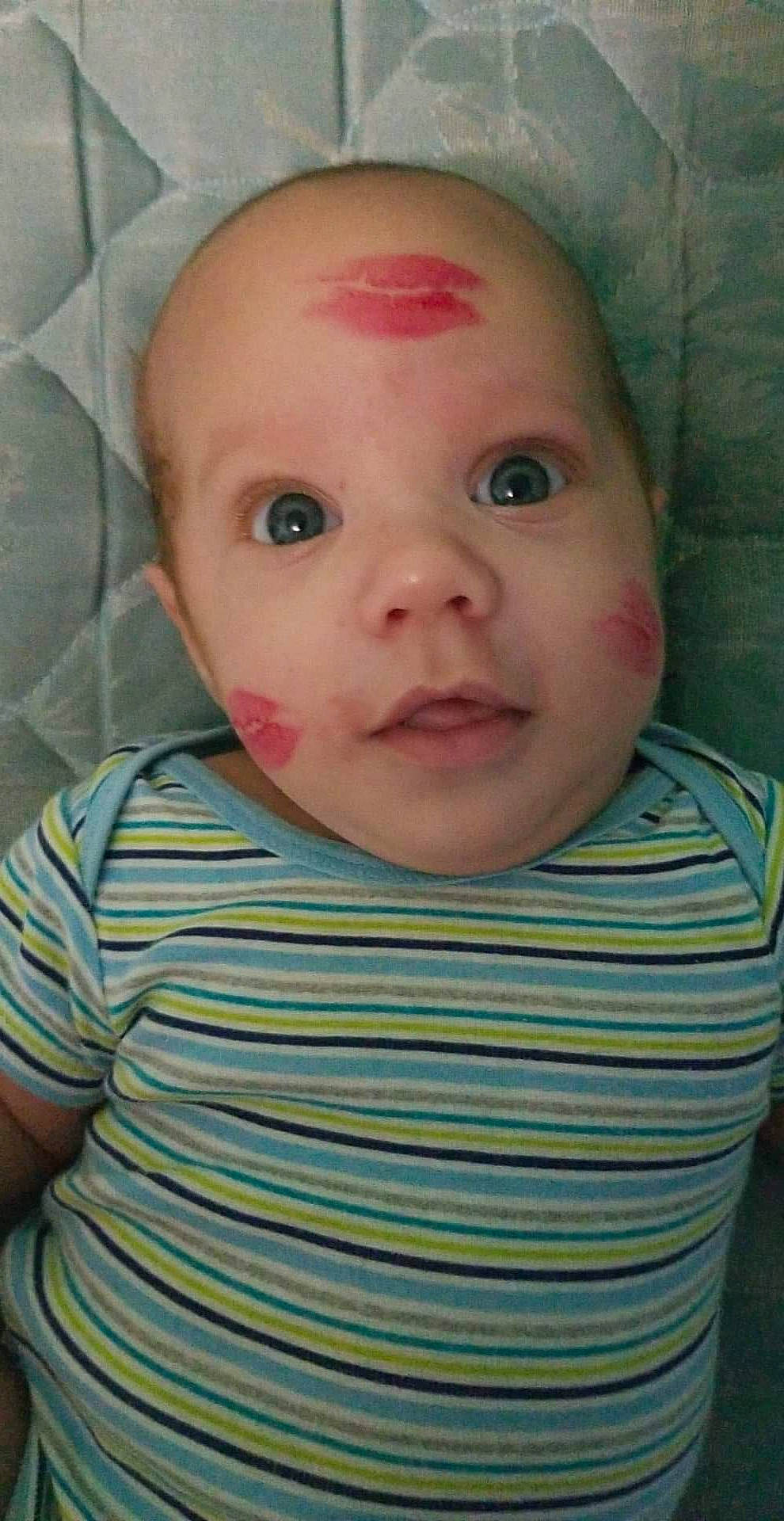 Kai is registered to the contest to win money with this photo: baby, baby_making_funny_faces, cheek, child, chin, ear, eye, eyebrow, face, forehead, head, iris, lip, mouth, nose, person, skin, smile, toddler