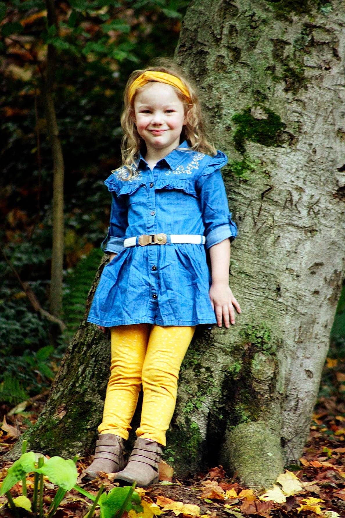 Emily joined the competition — help win amazing prizes! botany, branch, denim, eye, flash_photography, forest, grass, hairstyle, happy, joy, leaf, natural_environment, nature, people_in_nature, person, photograph, plant, smile, thigh, trunk