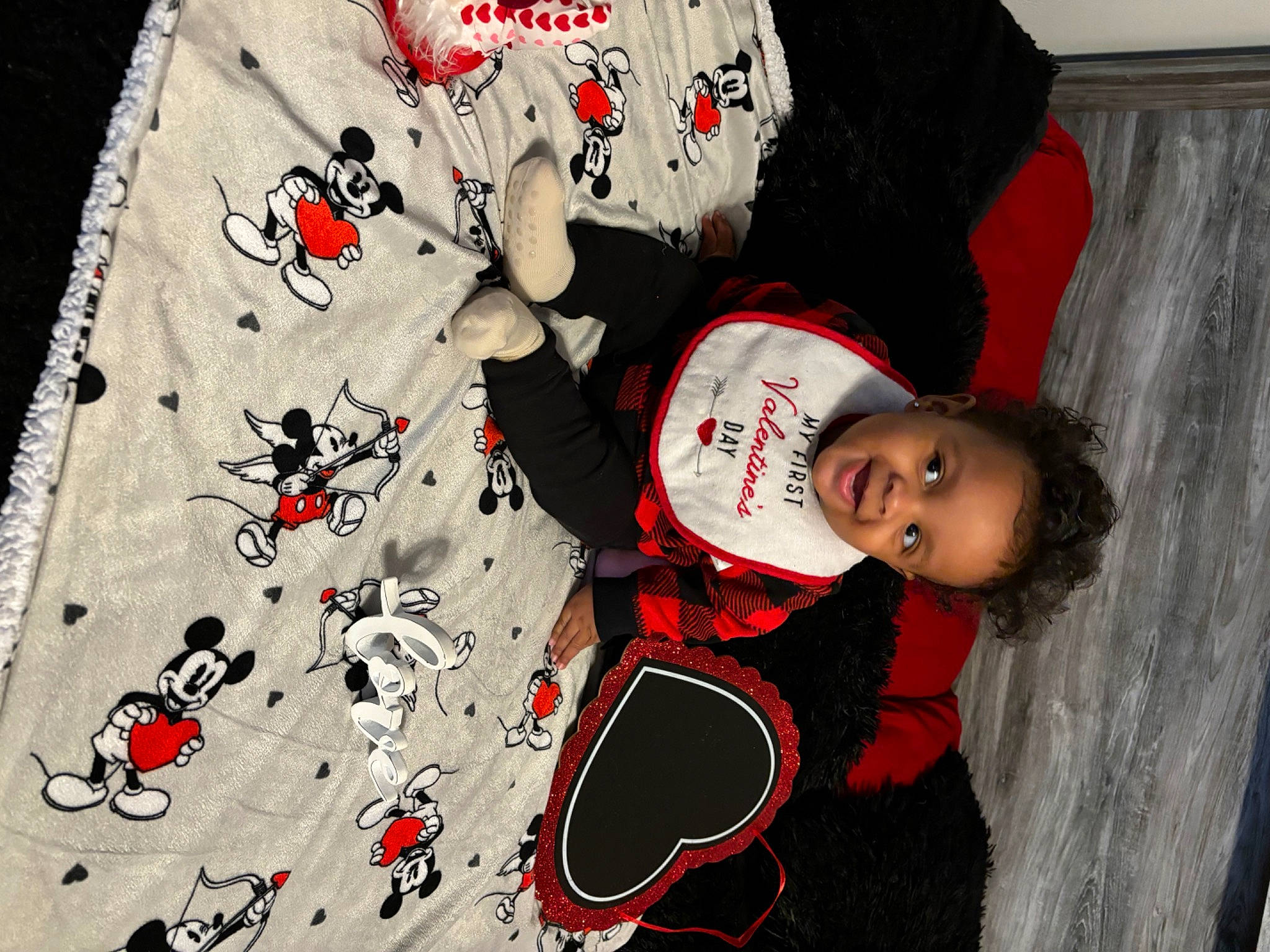 Kymere is registered to the contest to win money with this photo: art, baby_toddler_clothing, black_hair, carmine, child, costume, design, flooring, font, graphic_design, happy, pattern, person, red, sleeve, t_shirt, textile, toddler, tree, visual_arts