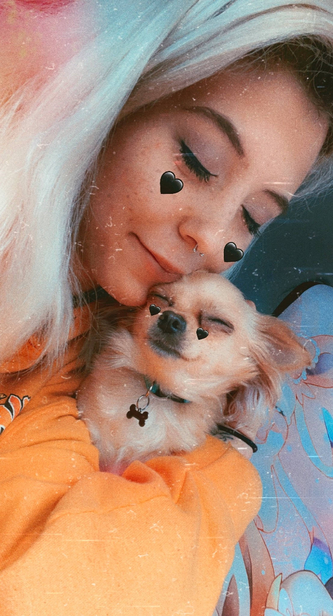 Penelope joined the competition — help win amazing prizes! cap, carnivore, companion_dog, dog, dog_breed, doll, eyelash, fawn, fur, happy, iris, long_hair, nose, selfie, skin, snout, stuffed_toy, toy, toy_dog, wig