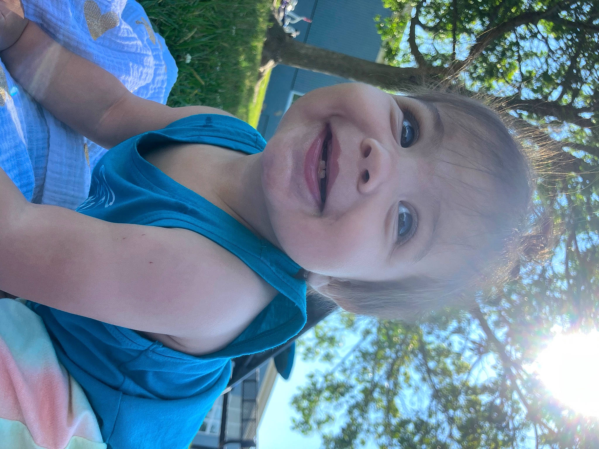 Creedance joined the competition — help win amazing prizes! azure, beauty, blue, child, electric_blue, facial_expression, fun, grass, happy, hat, joy, leisure, nose, people_in_nature, person, plant, recreation, sky, smile, toddler