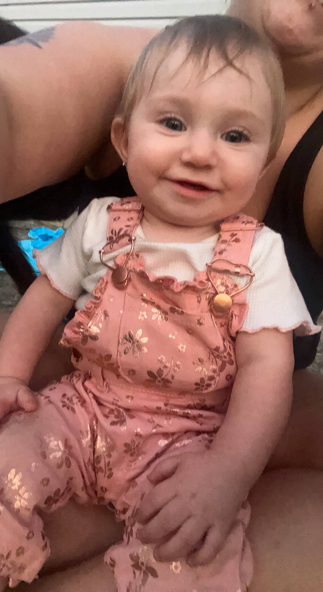 Caliegh joined the competition — help win amazing prizes! baby_toddler_clothing, cheek, dress, eye, finger, happy, head, human_body, iris, joint, joy, lip, mouth, neck, nose, person, pink, skin, sleeve, smile