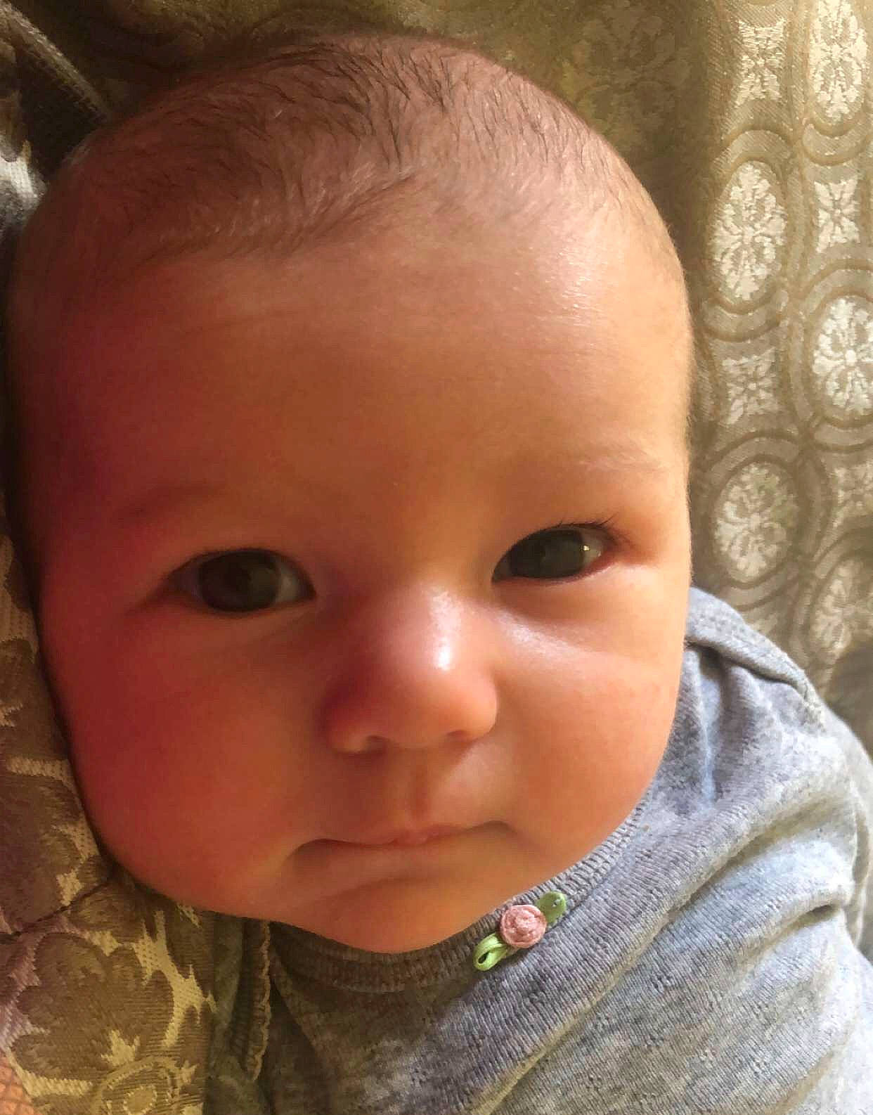 Lexi joined the competition — help win amazing prizes! baby, cheek, child, chin, close_up, ear, eye, eyebrow, eyelash, face, facial_expression, forehead, head, iris, lip, mouth, nose, person, skin, smile