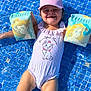 Léna a rejoint le concours — aidez-le/la à gagner de superbes lots ! blue_tiles, cartoon, child, cute, floaties, fun, girl, happy, kitten, outdoor, pink_cap, playful, ruffles, smiling, summer, sunlight, swimming_pool, swimsuit, vacation, water