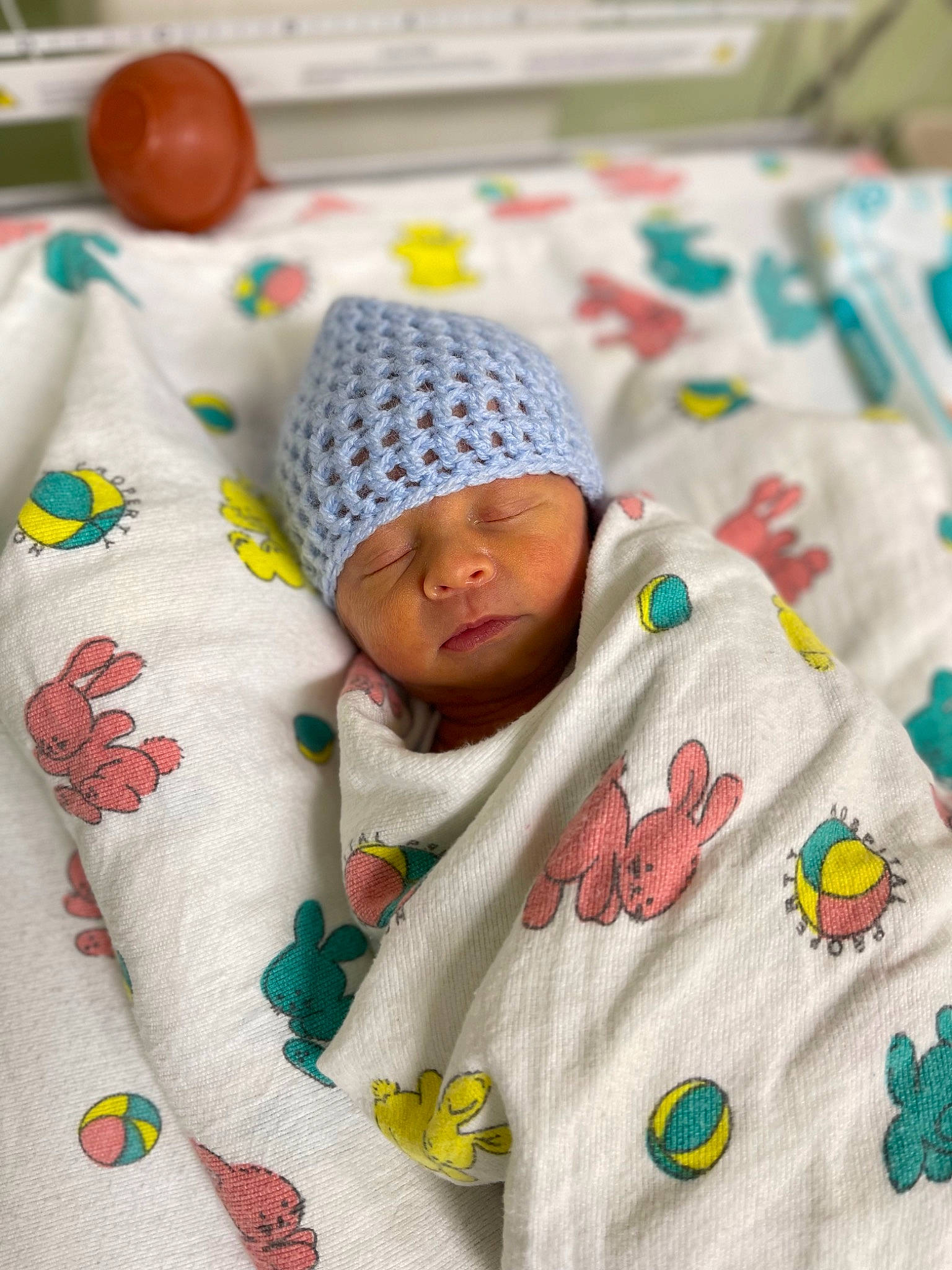 Corey joined the competition — help win amazing prizes! baby, baby_products, baby_sleeping, baby_toddler_clothing, beanie, bed_sheet, bedding, blanket, child, comfort, hat, headwear, knit_cap, linens, pattern, person, room, service, skin, sleeve