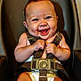 Caityy joined the competition — help win amazing prizes! baby, car_seat, cheeks, child, closeup, cute, diaper, expression, face, hands, happy, harness, indoor, infant, joy, person, seat, skin, smiling, straps