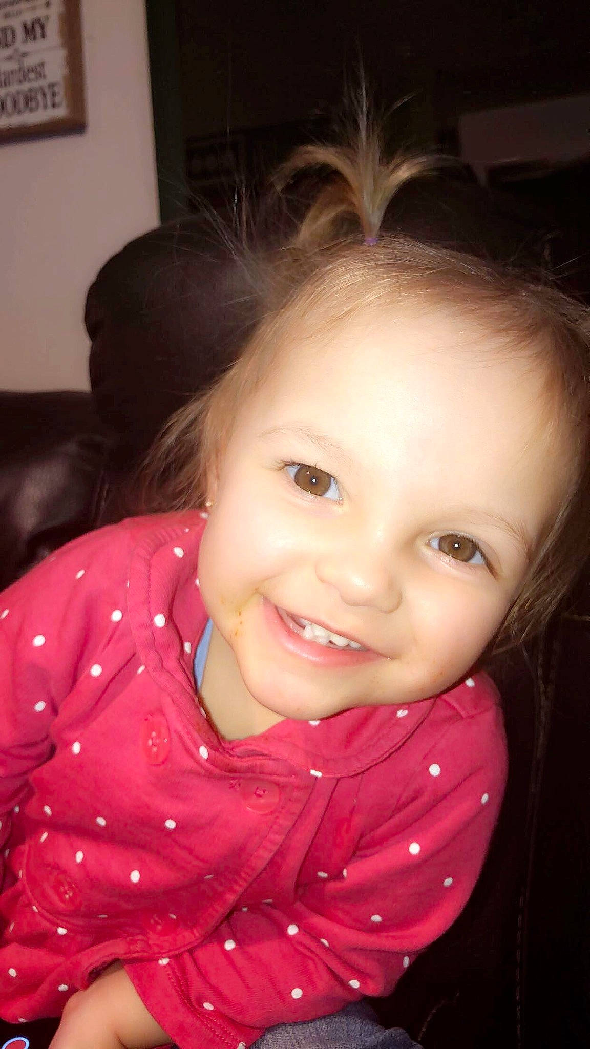 Bexley is registered to the contest to win money with this photo: beauty, cheek, child, chin, eye, eyebrow, face, facial_expression, forehead, hair, hairstyle, head, iris, joy, lip, nose, organ, person, pink, skin