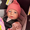 Zinley joined the competition — help win amazing prizes! baby, beanie, bonnet, cap, car, car_interior, carseat, clothing, face, furniture, happy, hat, head, newborn, person, photography, portrait, smile, transportation, vehicle