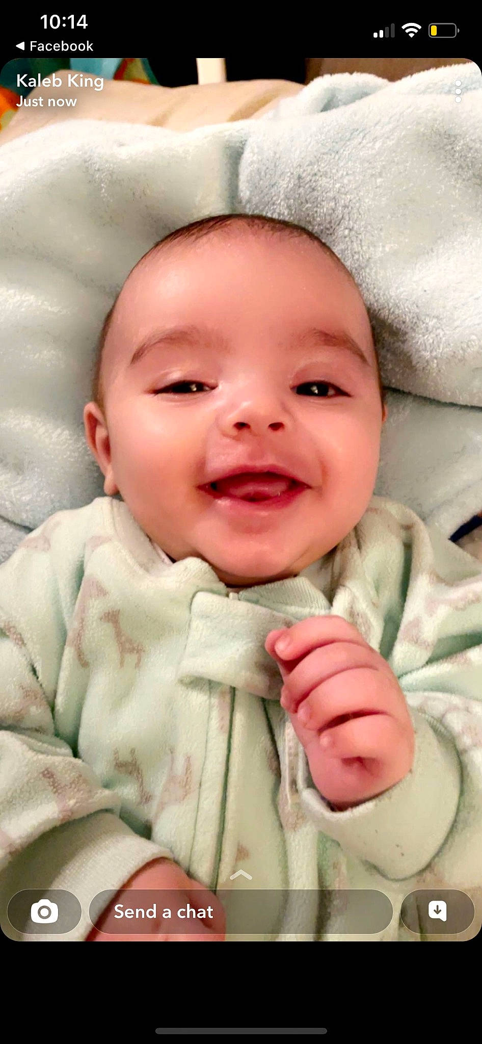 Kohen is registered to the contest to win money with this photo: baby, baby_toddler_clothing, beauty, cheek, child, comfort, eye, eyebrow, facial_expression, gesture, happy, lip, nose, person, pink, product, skin, sleeve, smile, textile