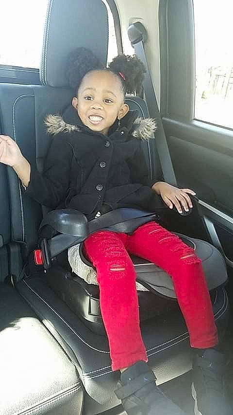 Kristen joined the competition — help win amazing prizes! auto_part, baby_in_car_seat, car, car_seat, car_seat_cover, child, family_car, joy, luxury_vehicle, person, seat_belt, sitting, vehicle, vehicle_door