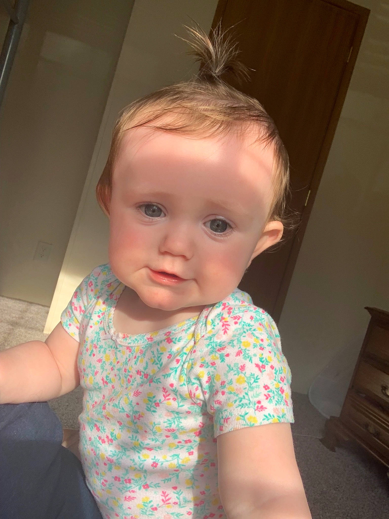 Harlyn joined the competition — help win amazing prizes! arm, baby, beauty, cheek, child, chin, ear, eye, face, forehead, hair, hairstyle, head, iris, lip, nose, person, pink, skin, standing