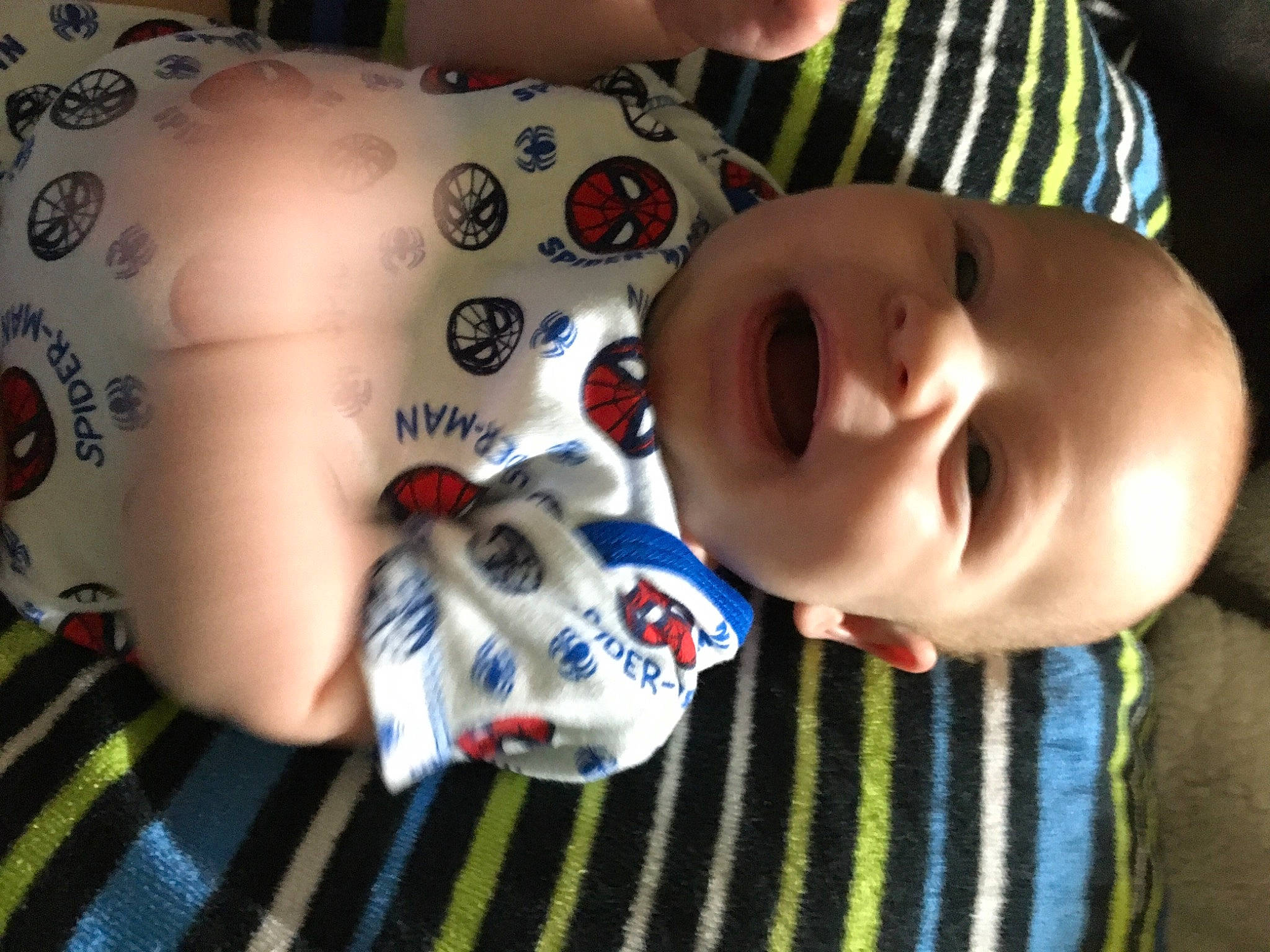 Zander joined the competition — help win amazing prizes! baby_toddler_clothing, cheek, chin, eye, eyebrow, facial_expression, finger, forehead, human, lip, mammal, mouth, neck, nose, organ, person, product, skin, smile, textile