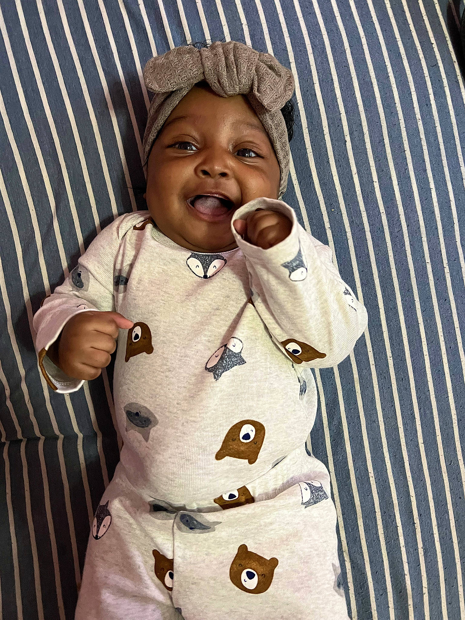 Aloura joined the competition — help win amazing prizes! baby, baby_toddler_clothing, cheek, child, collar, comfort, dress_shirt, face, gesture, happy, hat, headwear, human_body, nose, person, skin, sleeve, smile, t_shirt, thumb