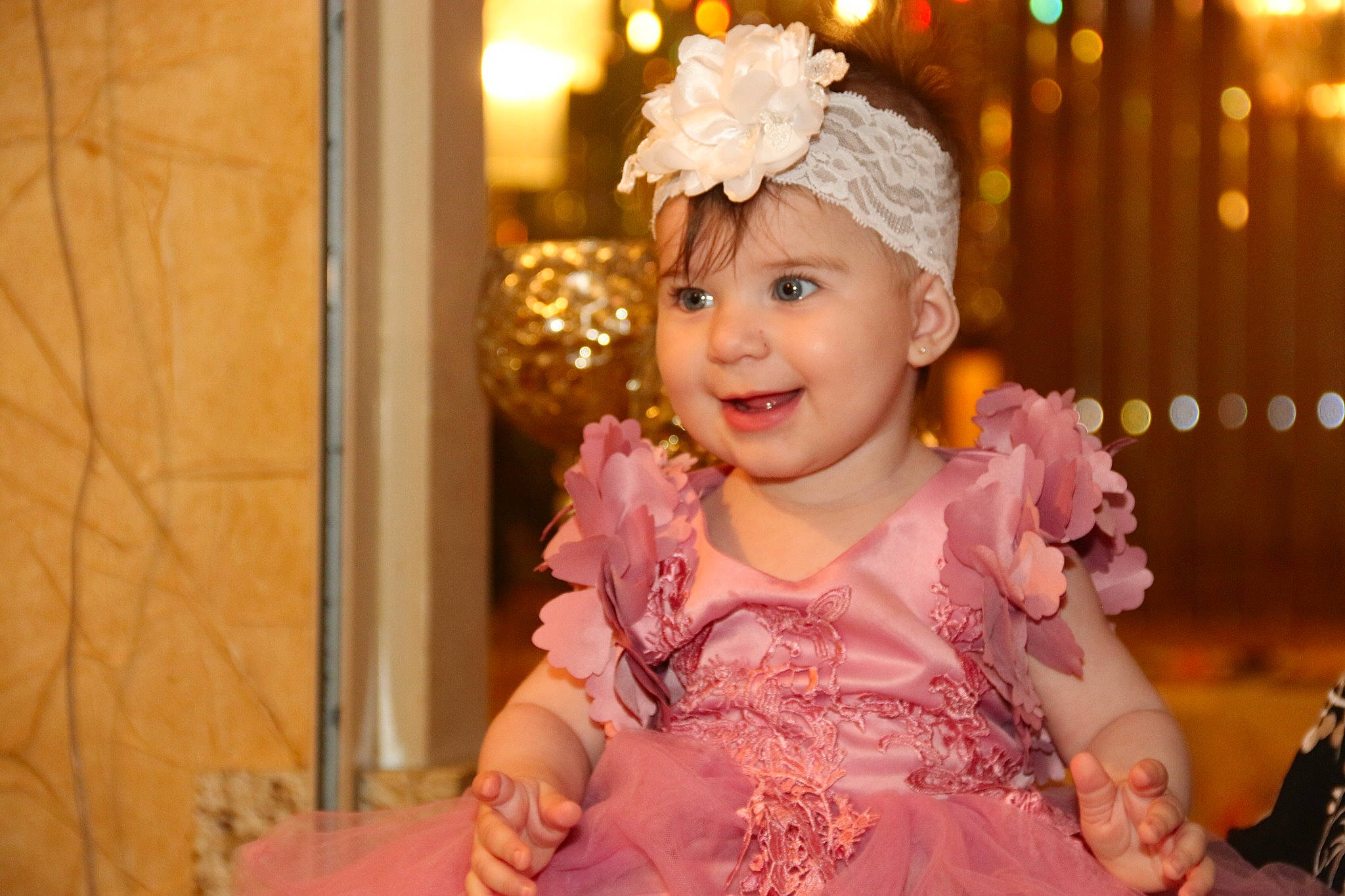 Antonella joined the competition — help win amazing prizes! baby, child, child_model, dress, fashion_accessory, fun, hair_accessory, happy, headgear, headpiece, headwear, joy, party, person, photography, pink, smile, toddler, yellow