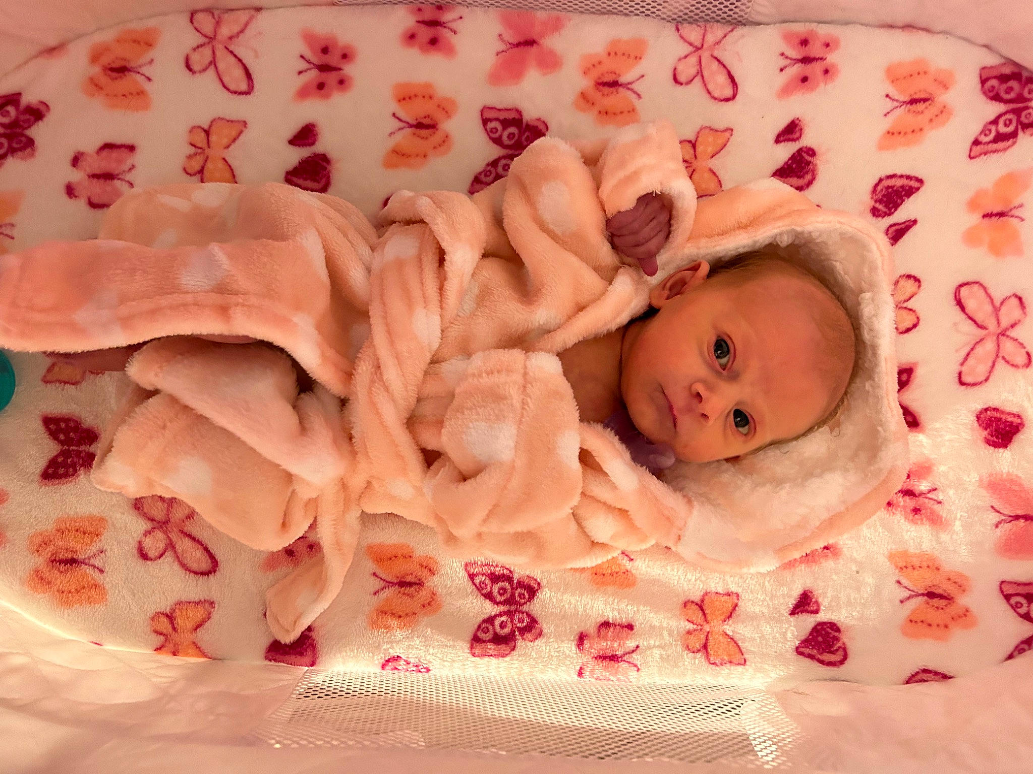 Iris joined the competition — help win amazing prizes! baby, baby_products, baby_sleeping, baby_toddler_clothing, bed, bed_sheet, bedding, bedtime, cheek, child, comfort, face, head, linens, nap, peach, person, pink, room, skin