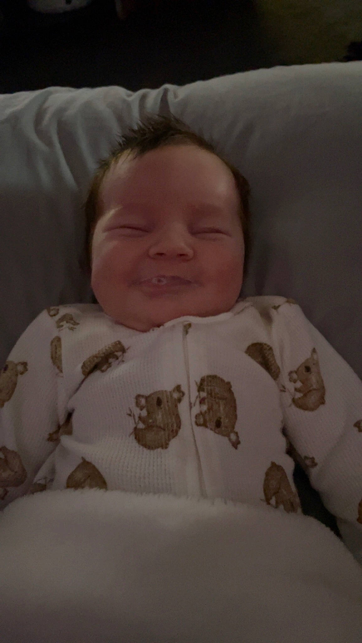 Alexandria joined the competition — help win amazing prizes! baby, baby_sleeping, baby_toddler_clothing, bed_sheet, bedding, bedtime, blanket, cheek, child, comfort, head, joy, linens, person, room, skin, sleep, sleeve, smile, toddler